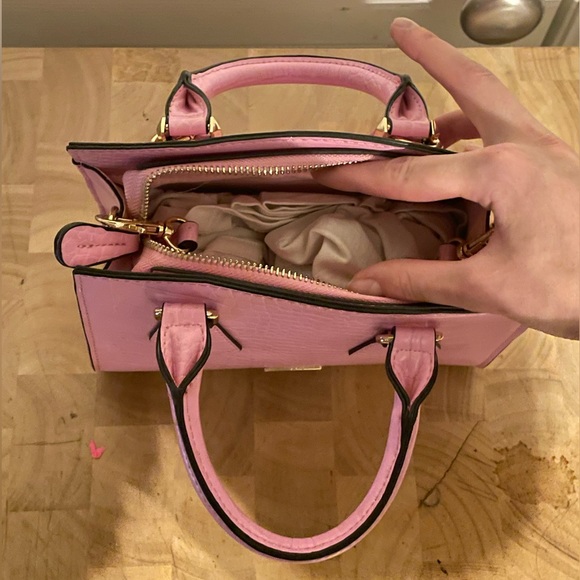 NWOT Aldo Pink Faux Croc Pink Purse - Picture 5 of 6